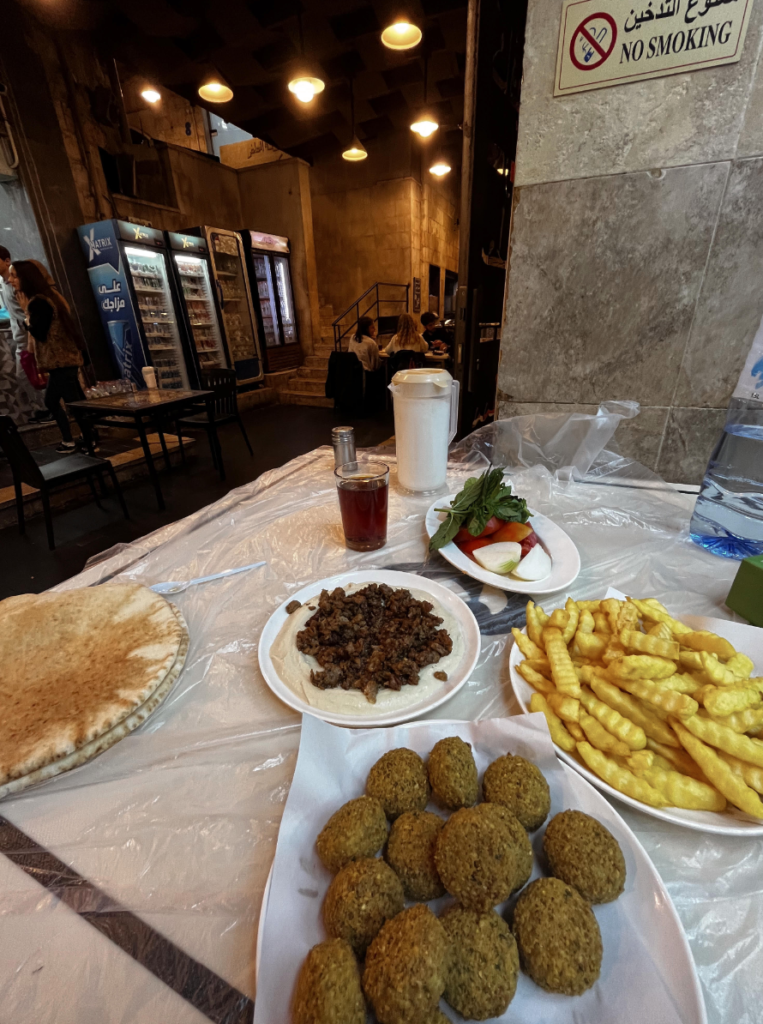 Hashem restaurant downtown Amman has the tastiest food in the city.