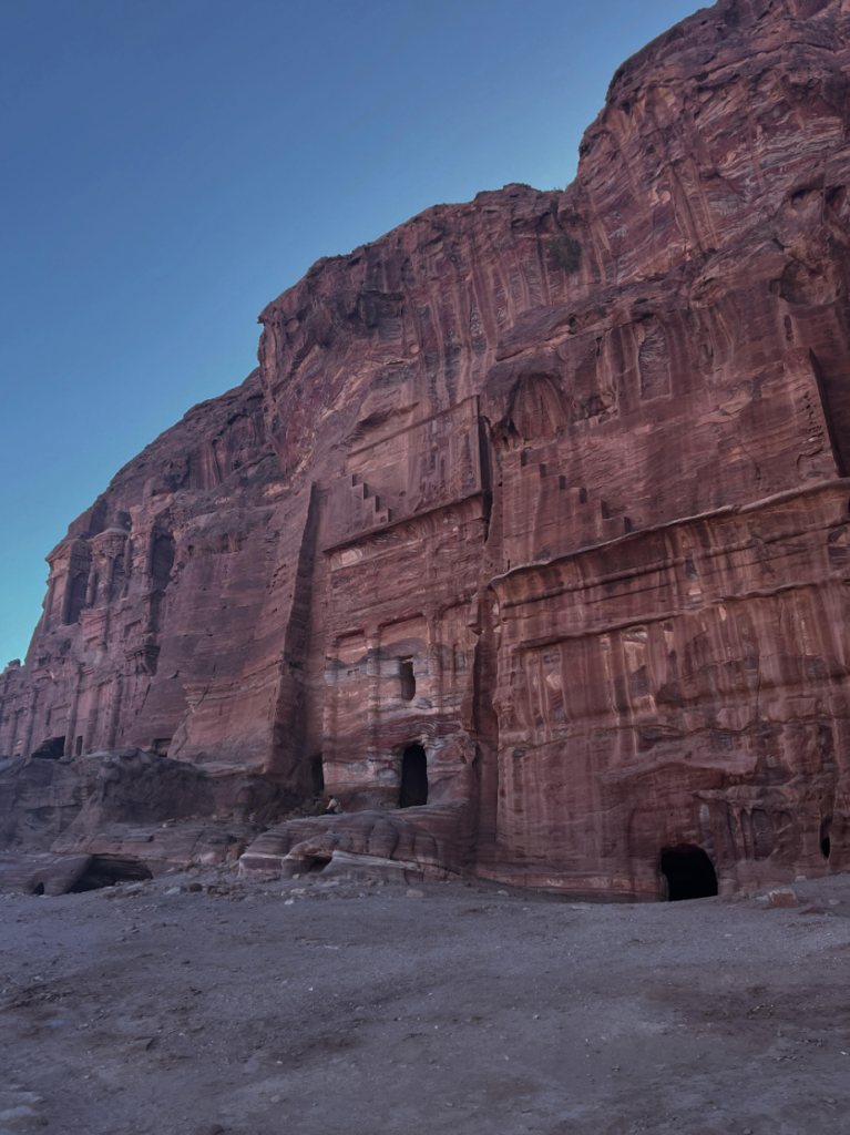 One of the trails of the main road containing many smaller "petras" in my 5 day guide to Jordan.