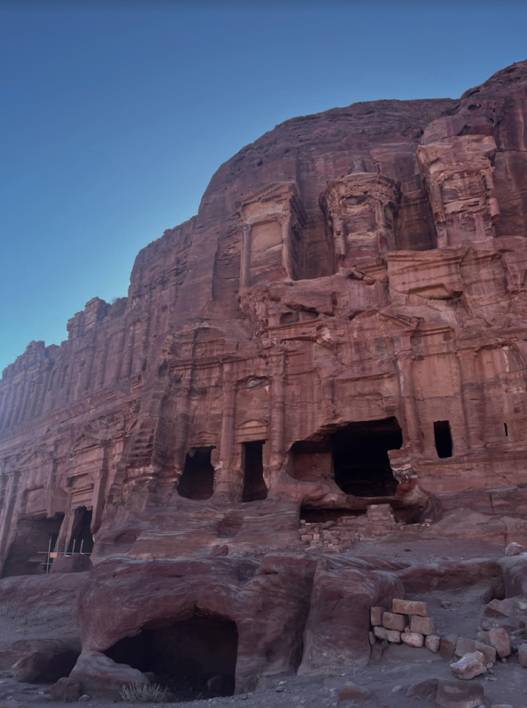 The remarkable Royal Tombs of Petra.