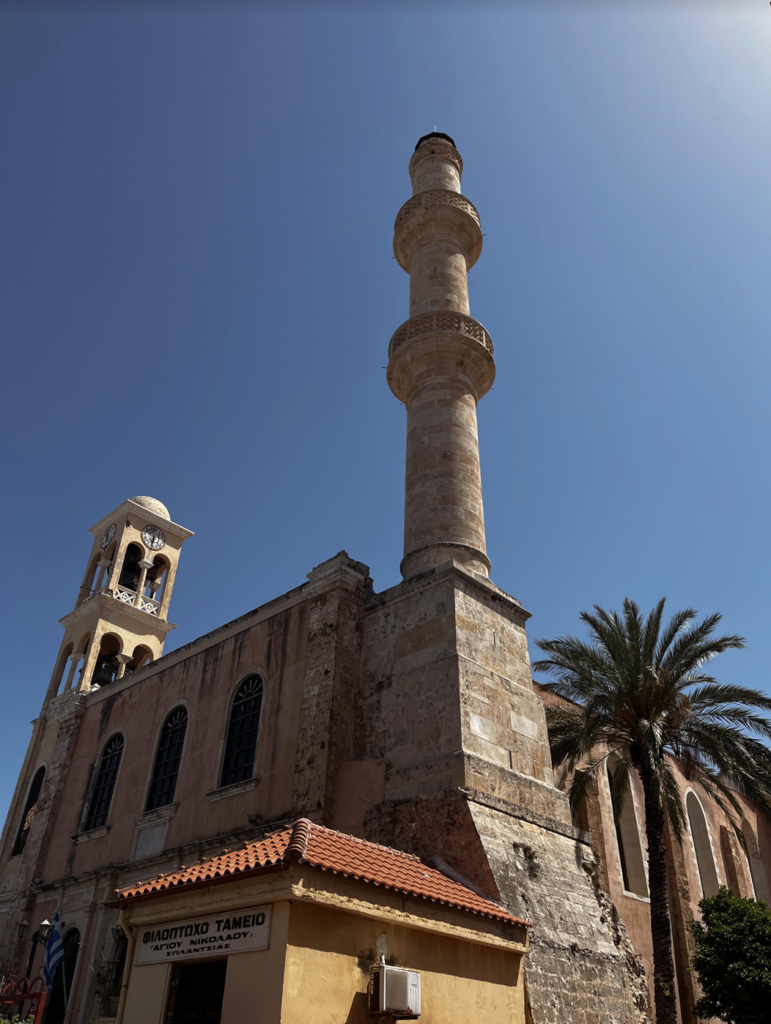 Agios Nicholas Bell Tower and Minaret.