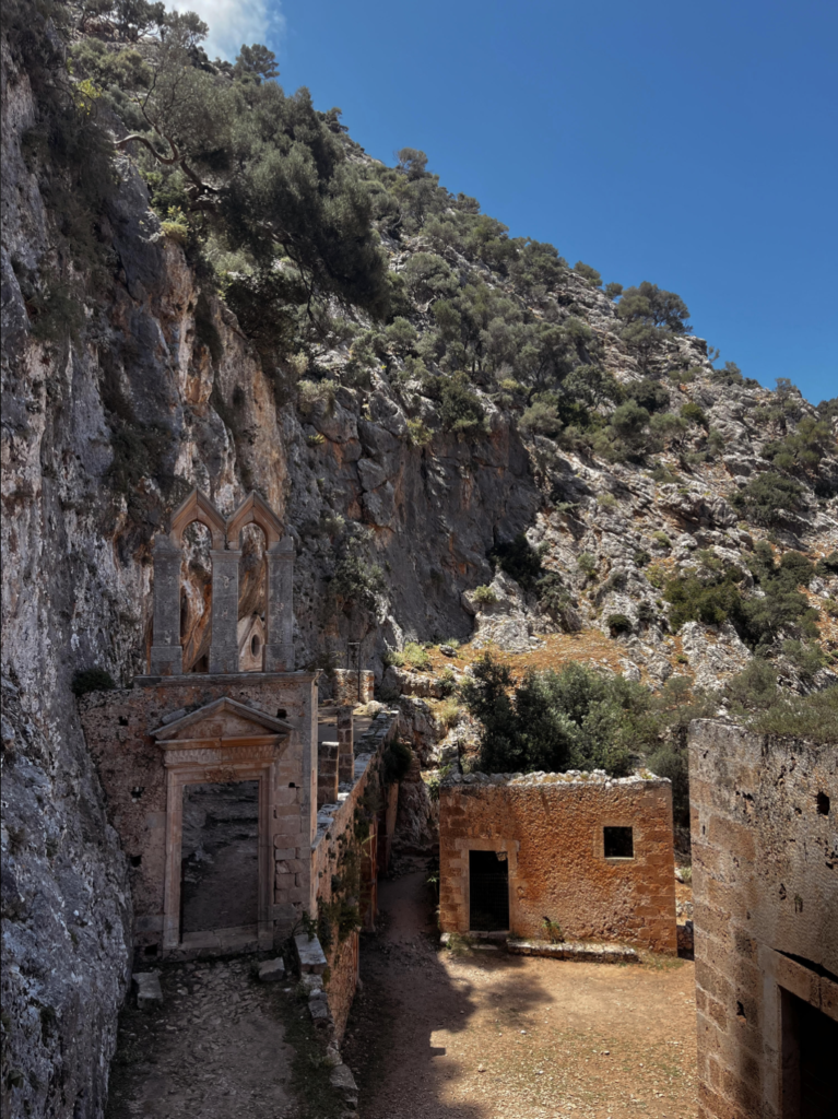 The abandoned Katholiko on the Akrotiri Peninusla. 