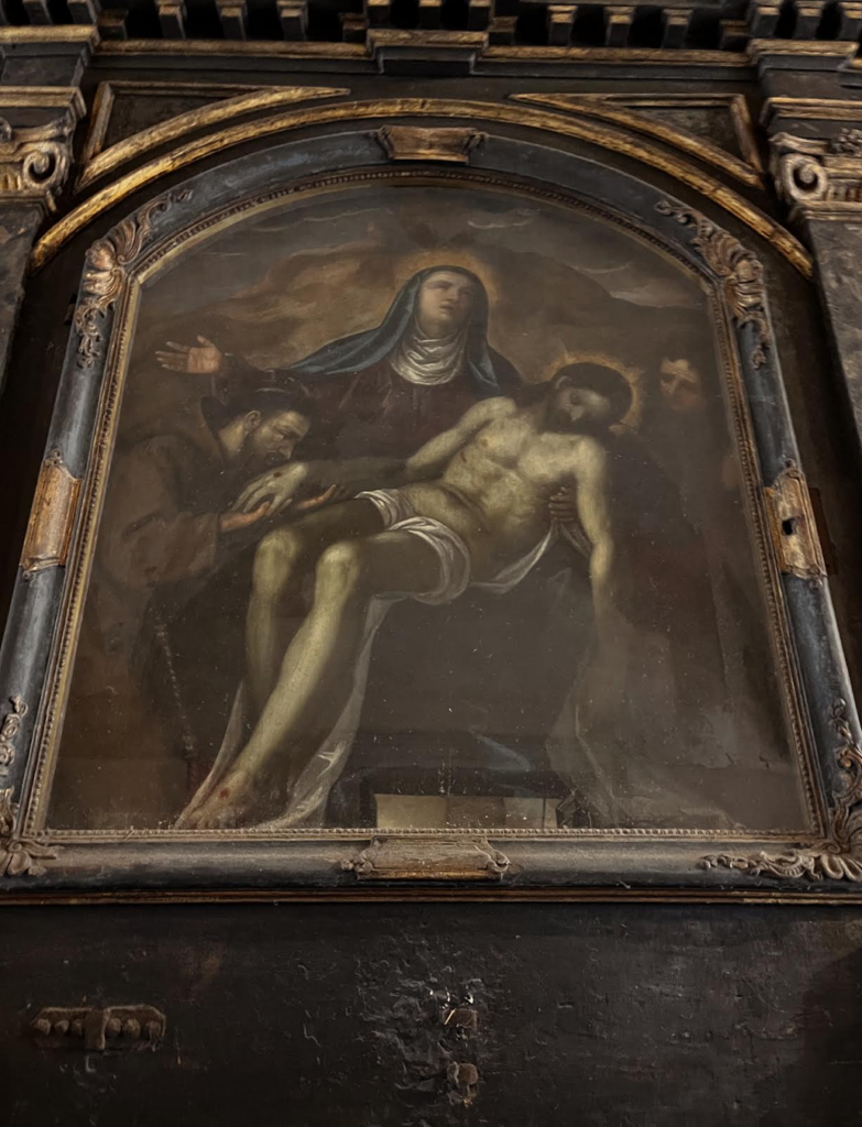 Madonna and Christ in the Doge's Palace, Venice Italy