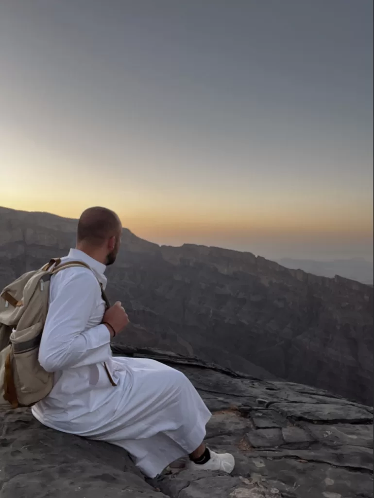 Jebel Shams at sunrise