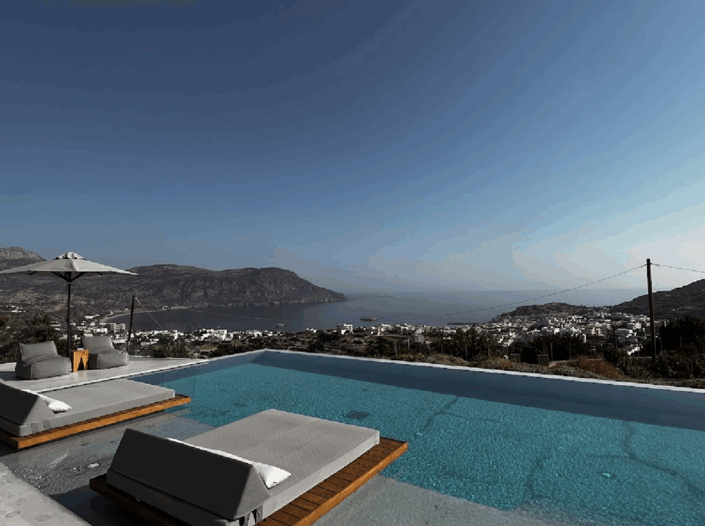 View of Karpathos Greece