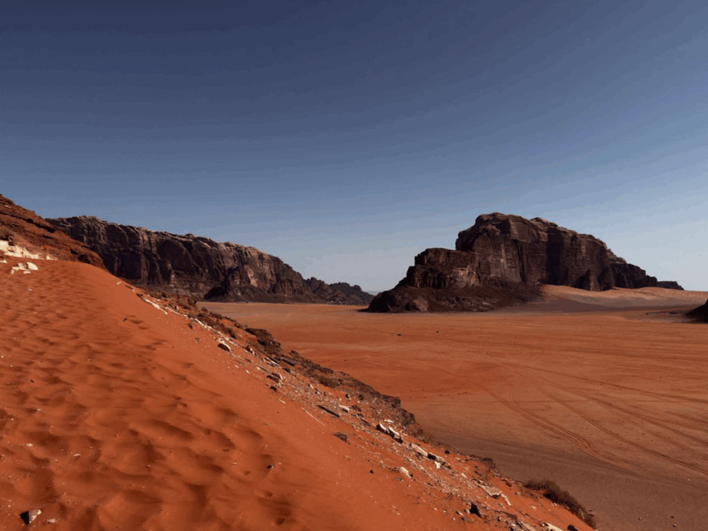 Wadi Rum, a great place for solo travelers to explore when in Jordan