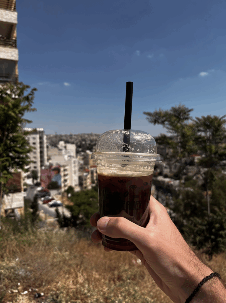 Cafe culture is a big deal in amman