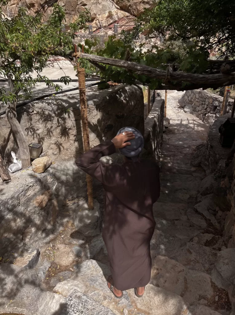 Mohamed Al Shereiqi, my guide in Jebel Akhdar