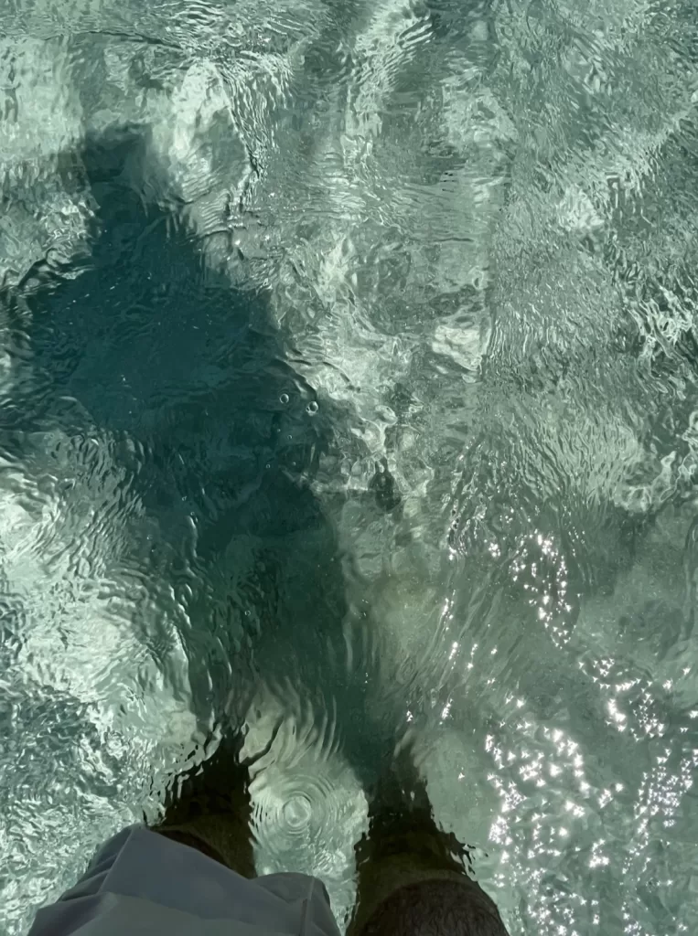 waters of Diakoftis Beach