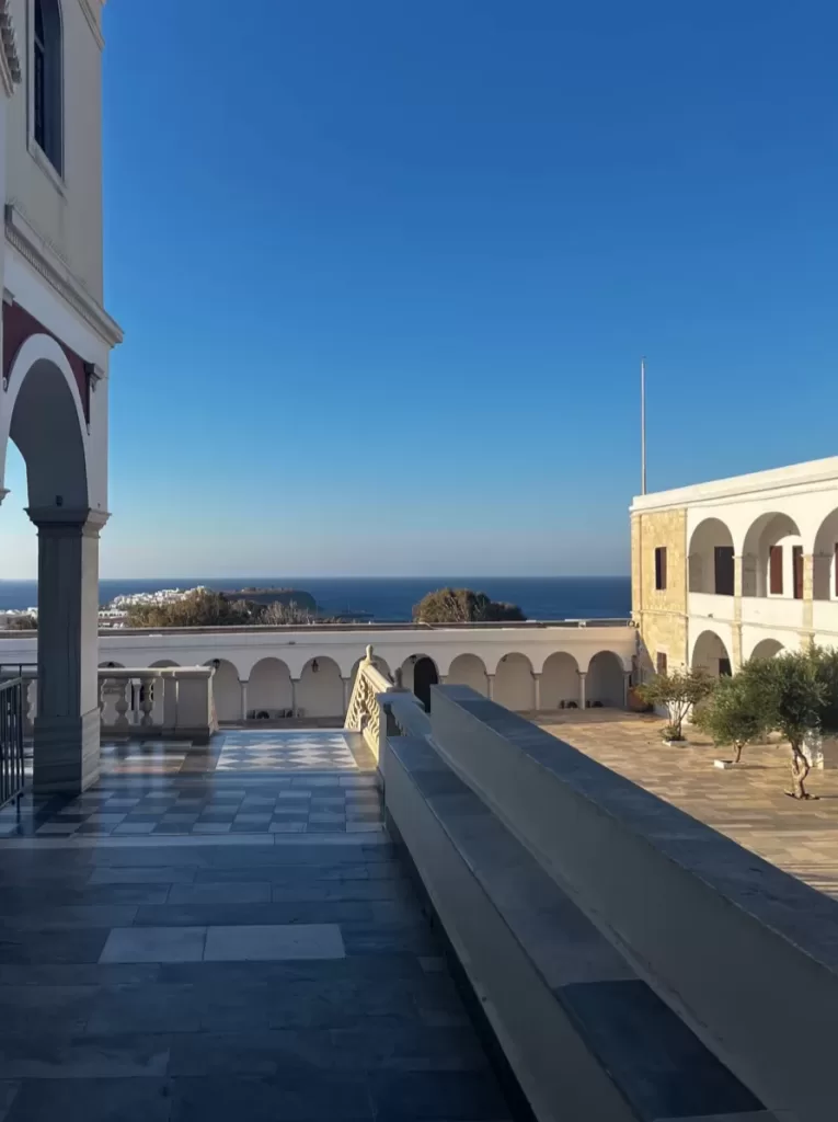 View from Panagia Church in Tinos Chora