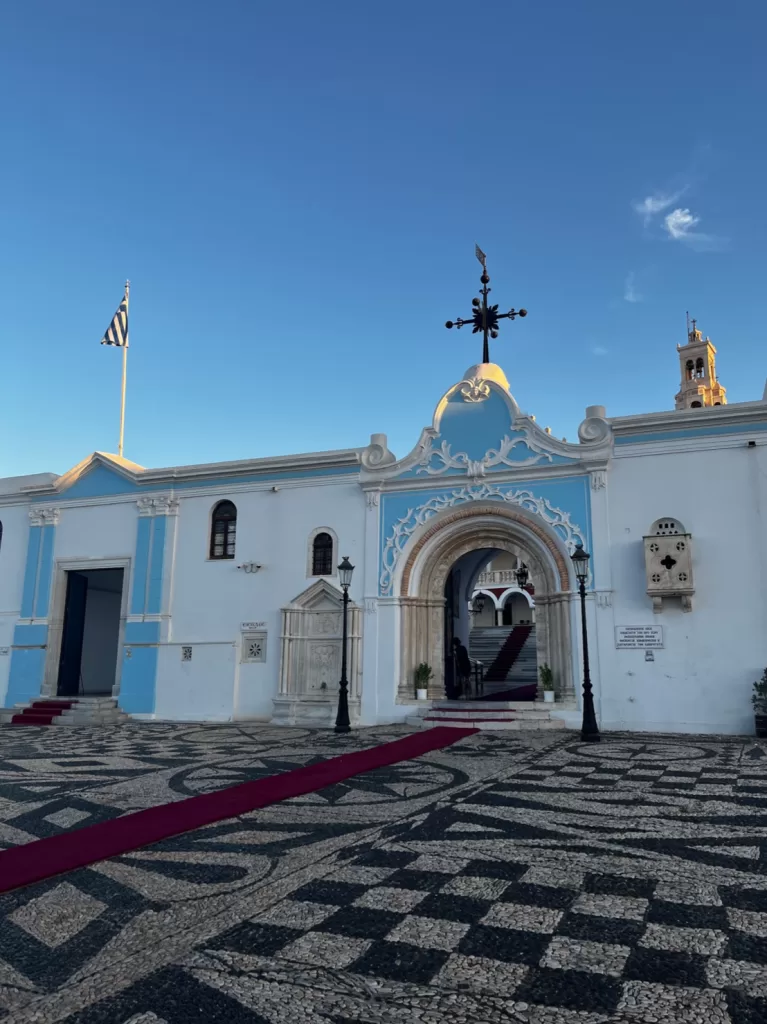 Entrance to the Panagia Church Tinos