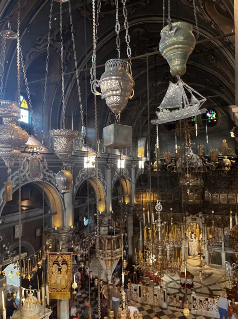 Oil lamps Panagia Church