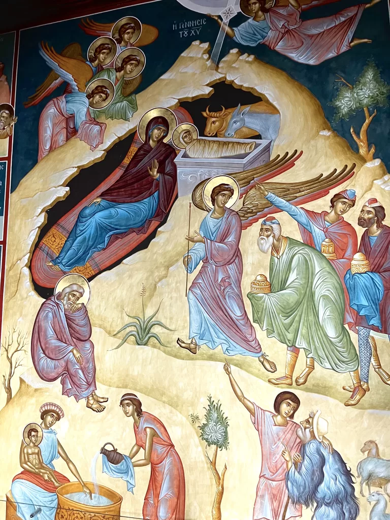 Icon of the Nativity Mount Athos