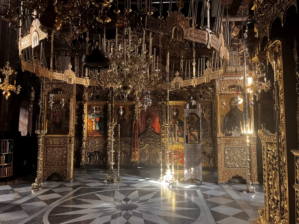 Katholikon of Agiou Dionysiou on Mount Athos