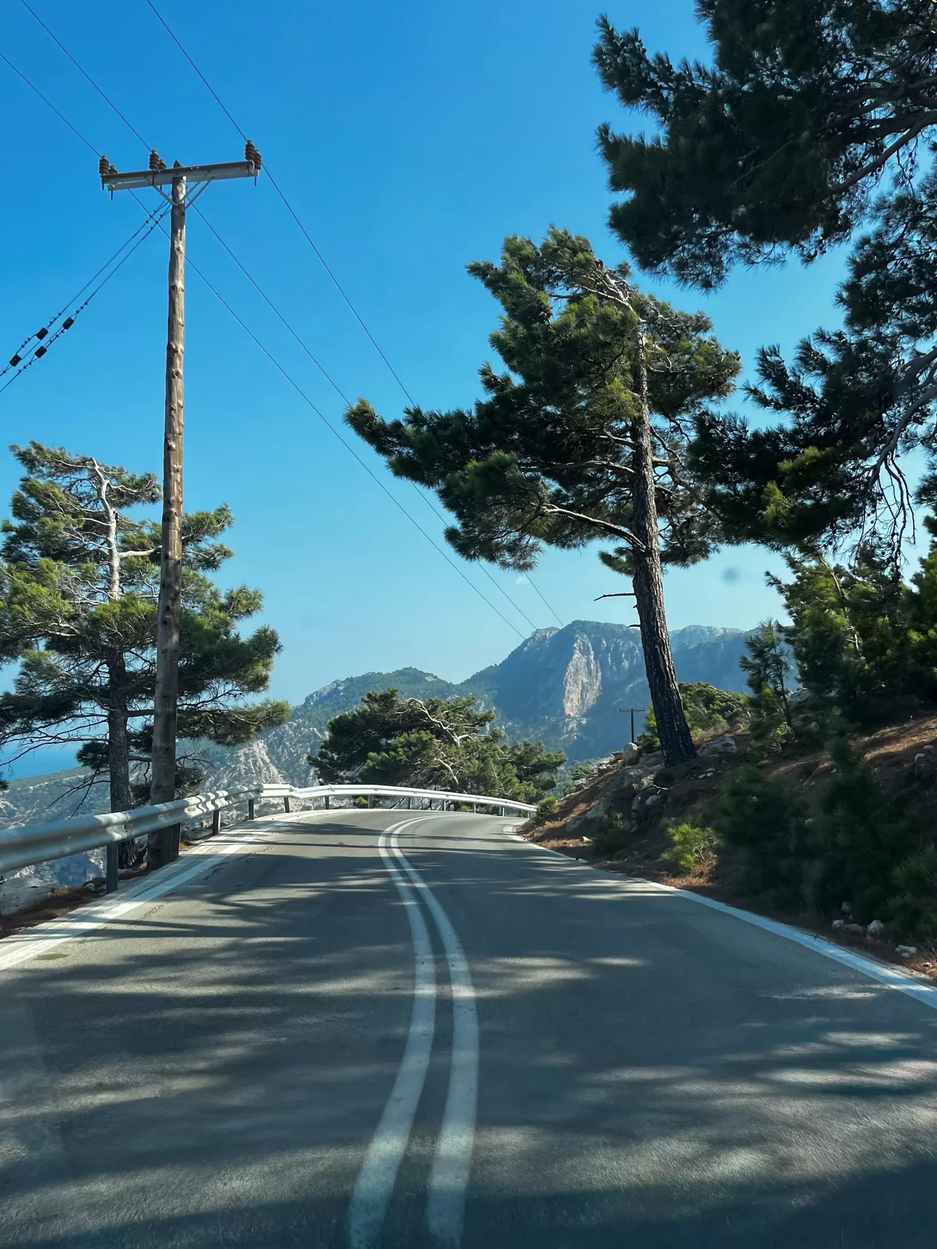 Scenic road on Karpathos