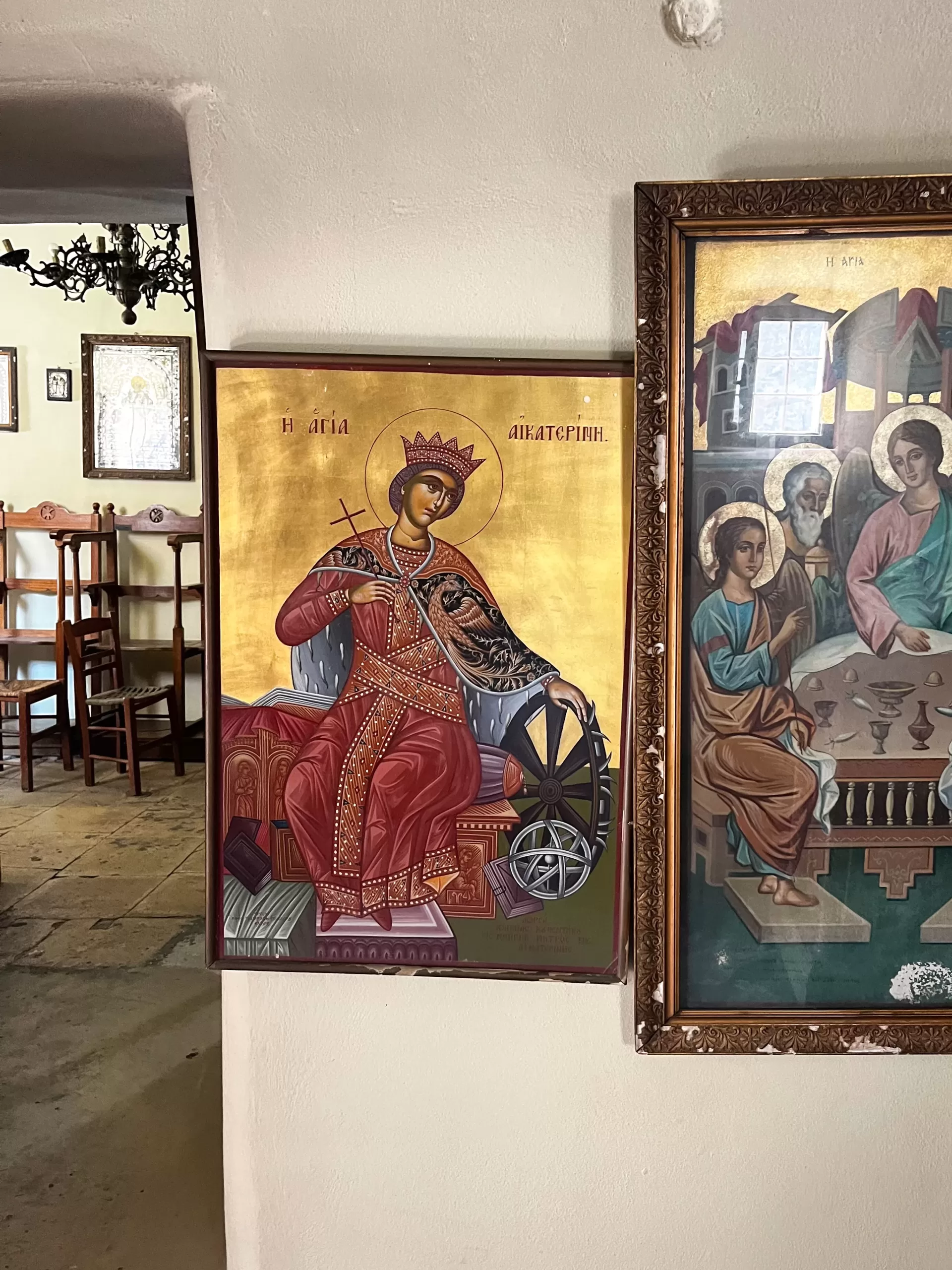 chapel in areopoli, capital of the mani