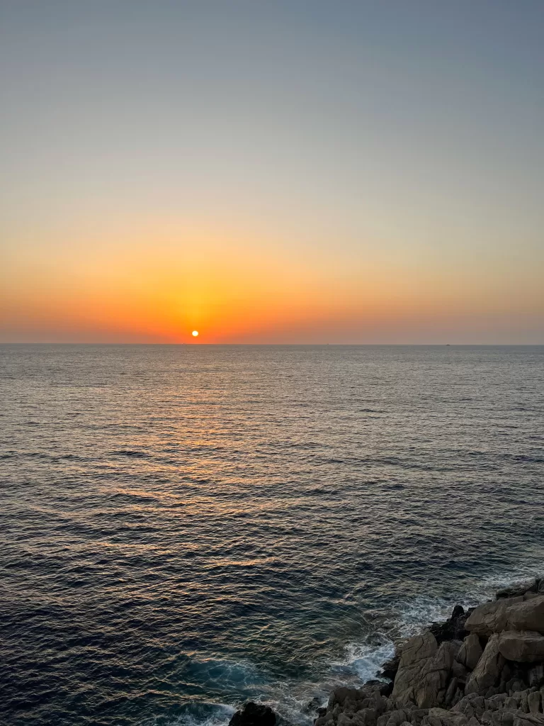 Sunset at Cape Tainaron, Greece's southernmost point 
