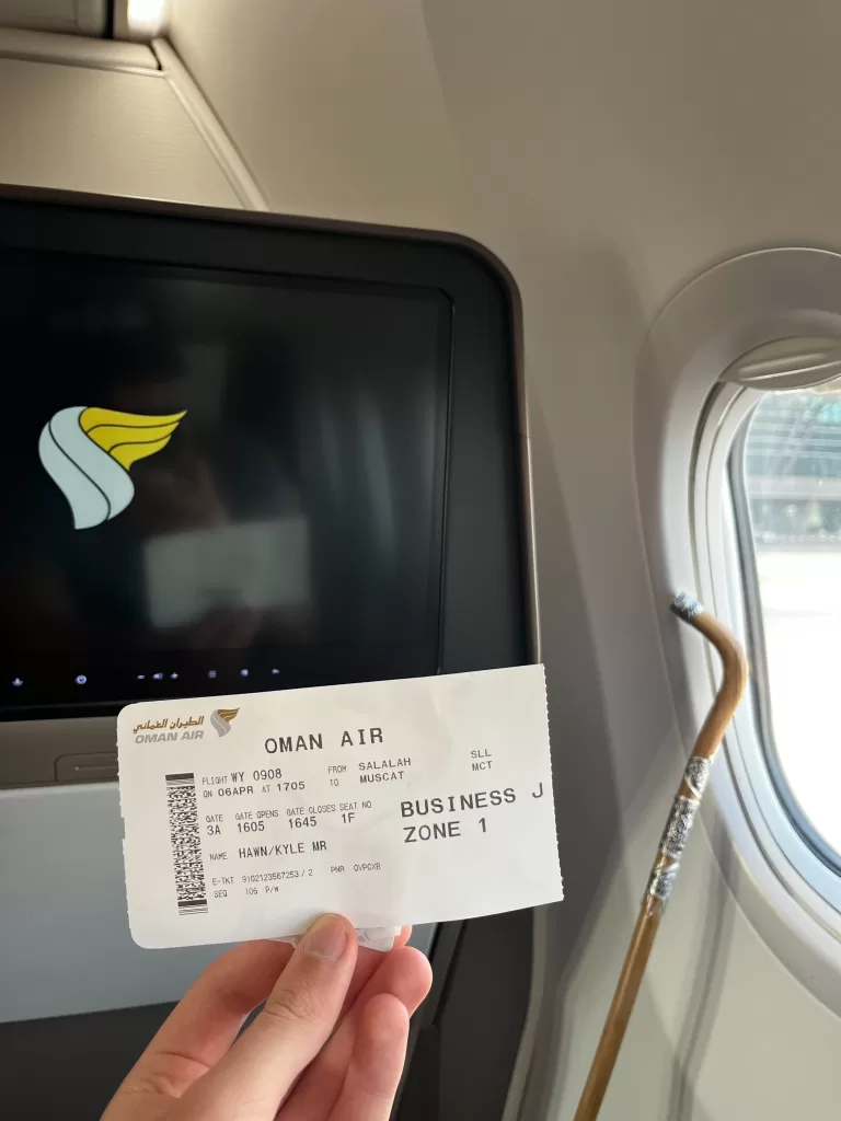 traveling in oman with oman air