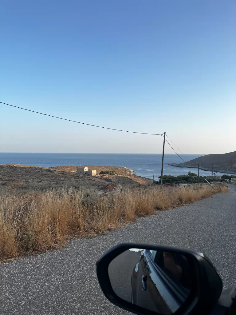 driving in the mani Greece