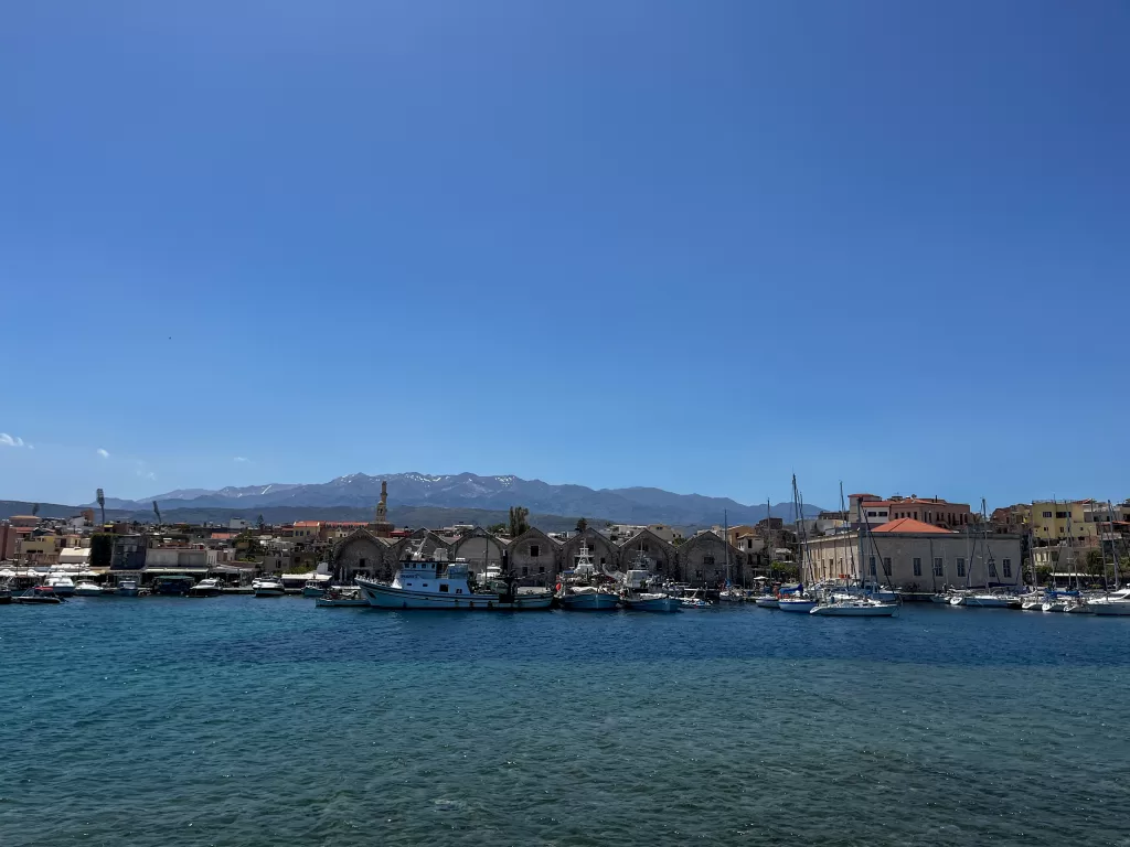 Chania Town Venetian Shipyards Crete