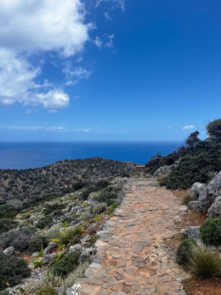 The hike to Katholiko Bay Crete