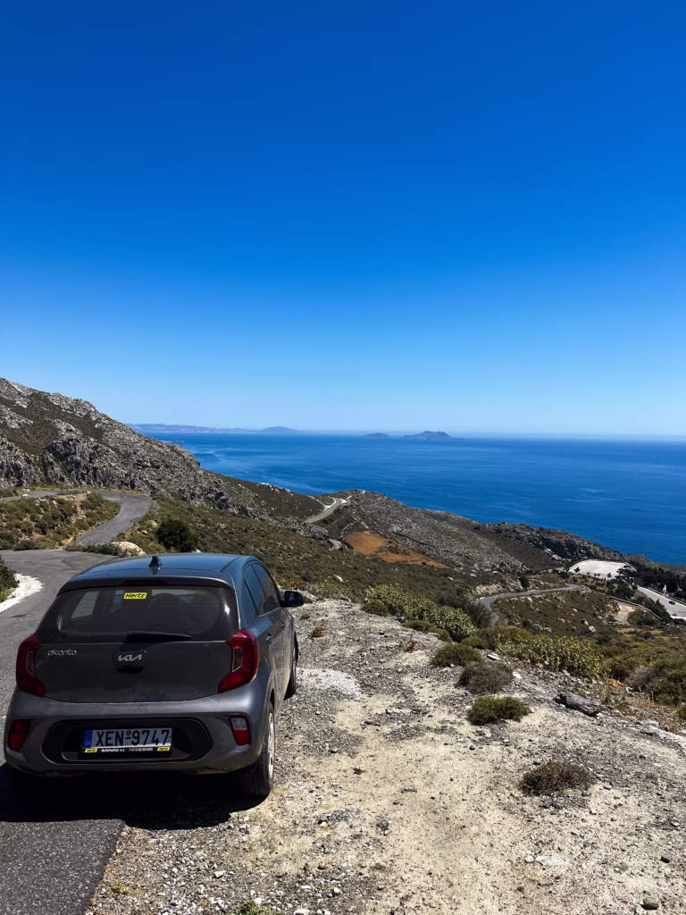 driving on Crete is incredibly scenic